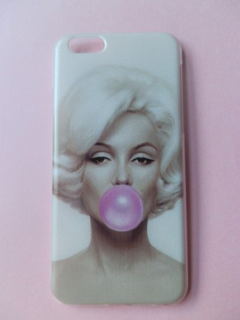 CARCASA RIGIDA MARILYN BUBBLEGUM. IPHONE 6.